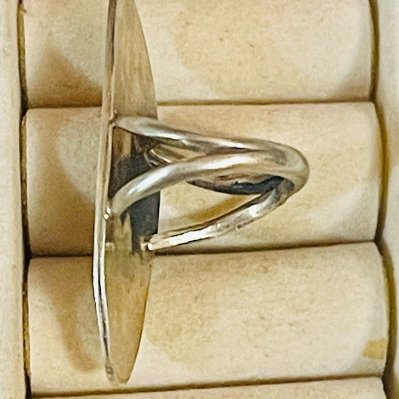 VTG Native American HOPI STERLING SILVER Ethnic Tribal RING SIZE 6 - Picture 2 of 6